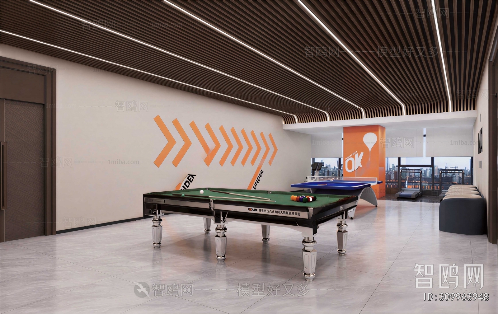 Modern Staff Recreation Room