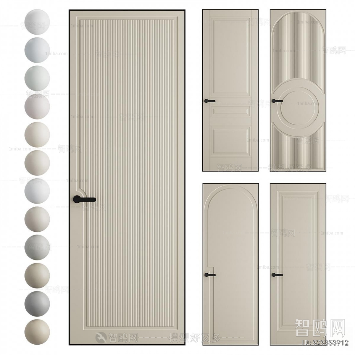 Modern Single Door