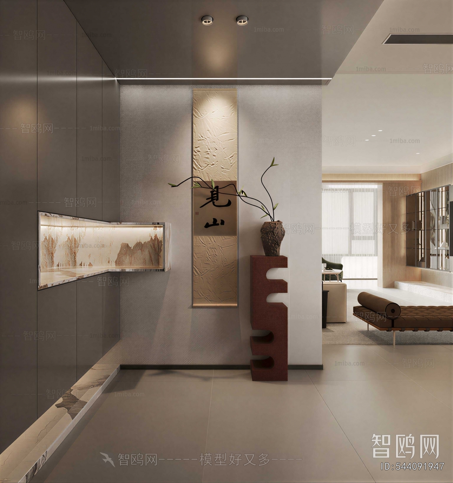 New Chinese Style Hallway