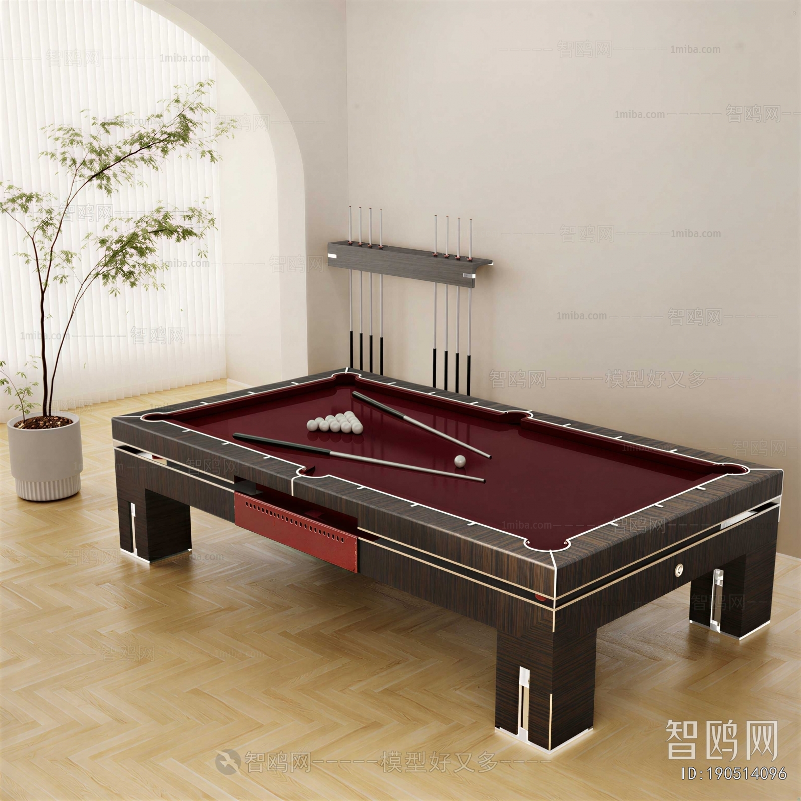 Modern Billiards Room