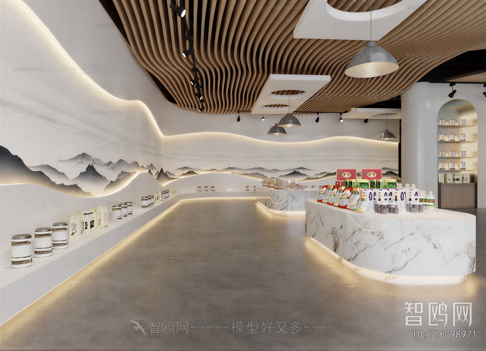 New Chinese Style Office Reception Desk