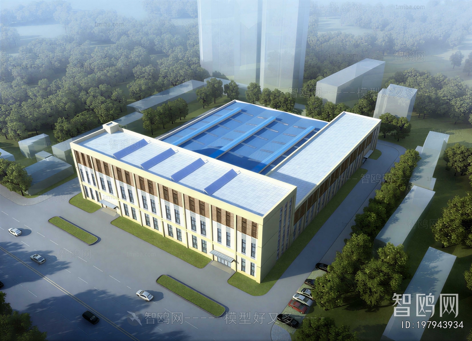 Modern Industrial Building