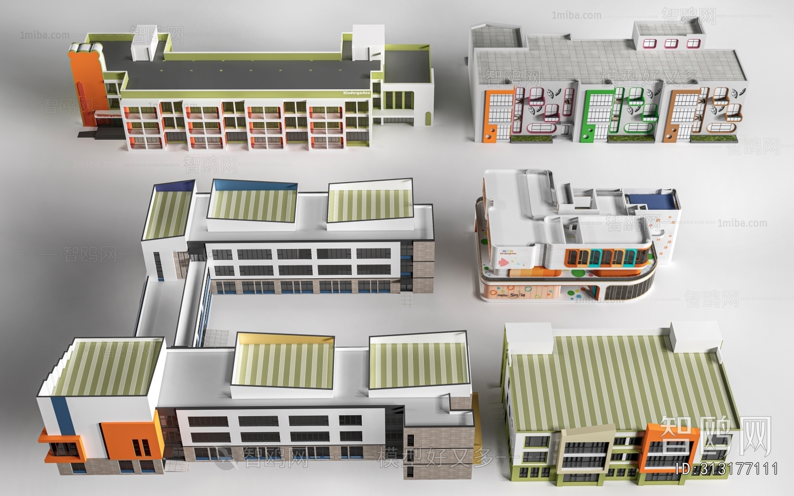 Modern School Building