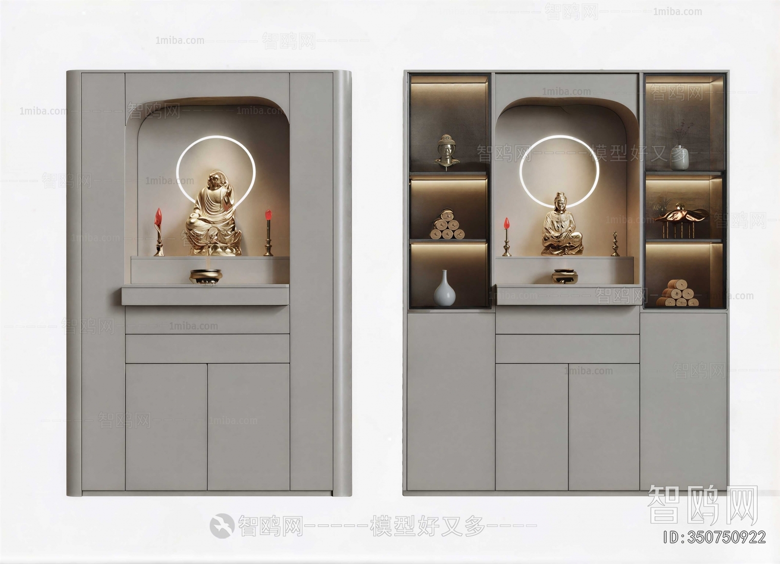 Modern Buddhist Niche