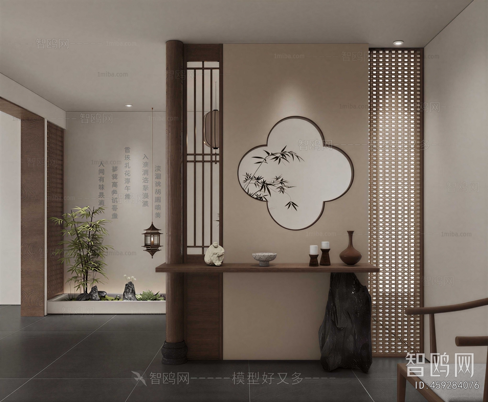 New Chinese Style Hallway