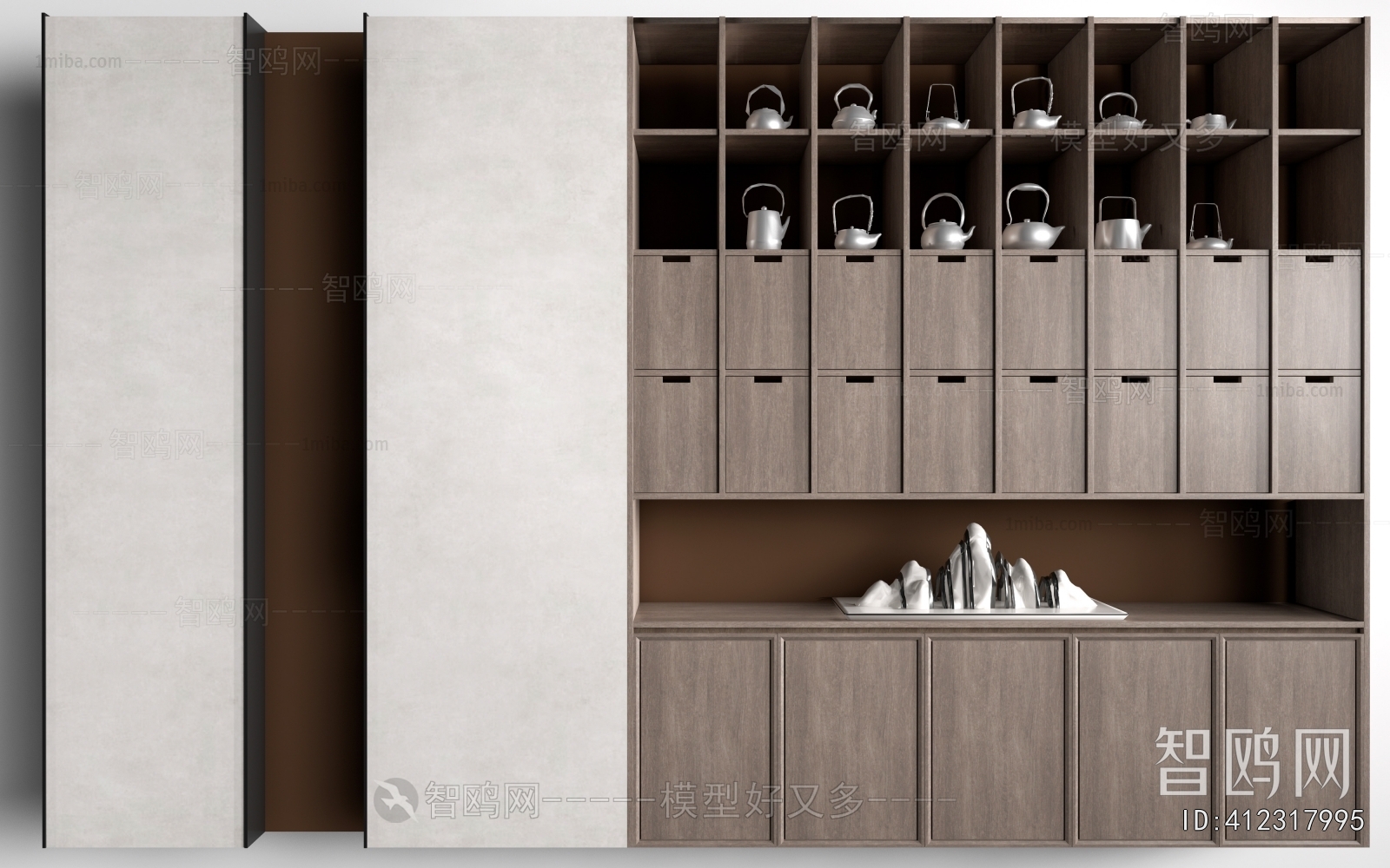 New Chinese Style Decorative Cabinet