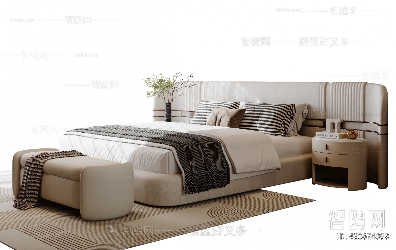 Modern Double Bed
