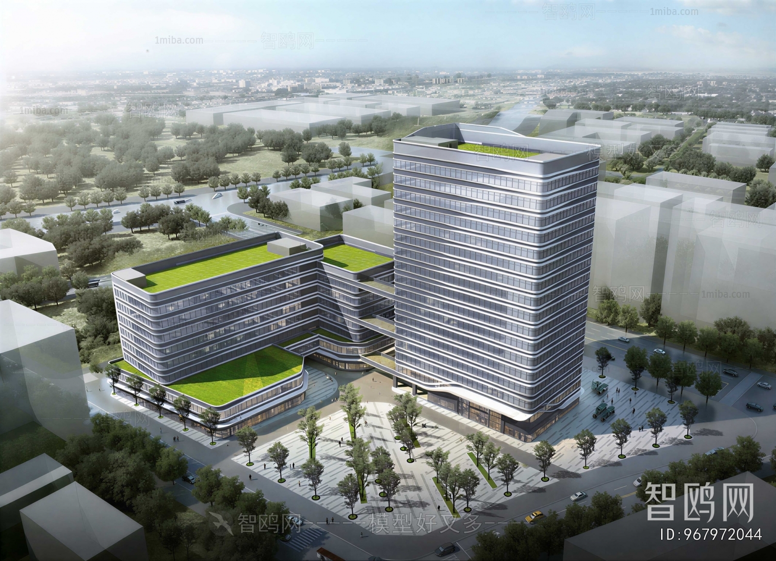 Modern Appearance Of Commercial Building