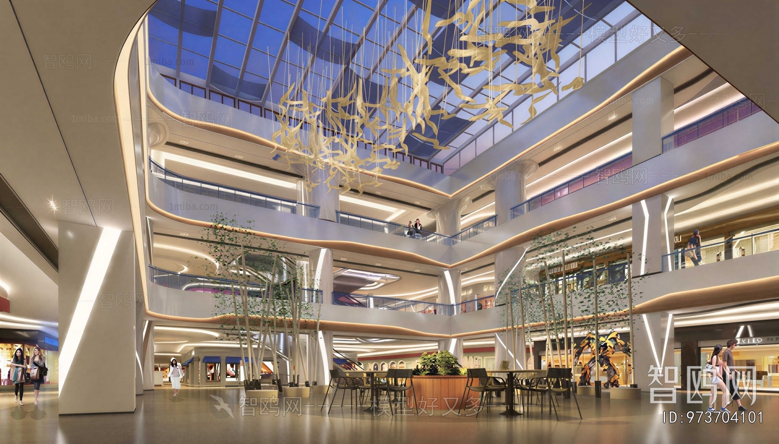 Modern Shopping Mall