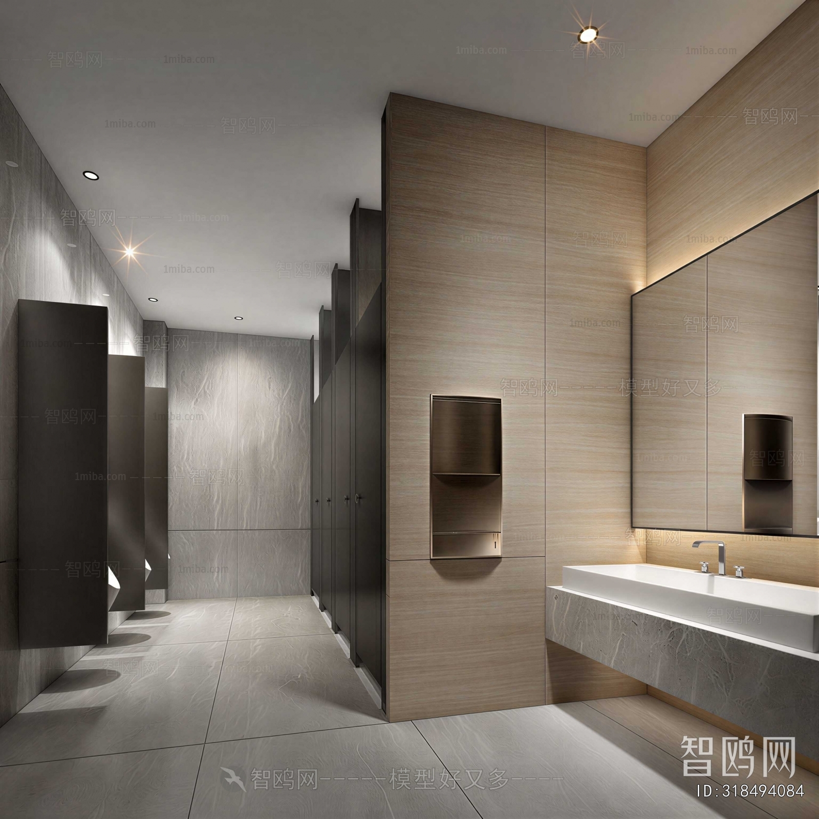 Modern Public Toilet