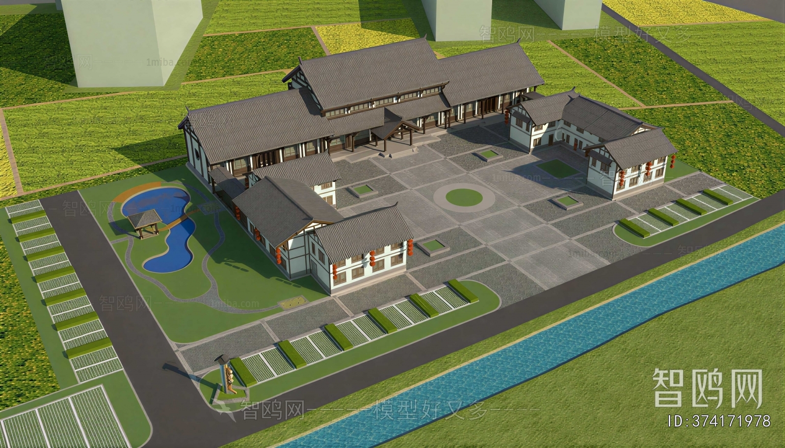 New Chinese Style Residential Building