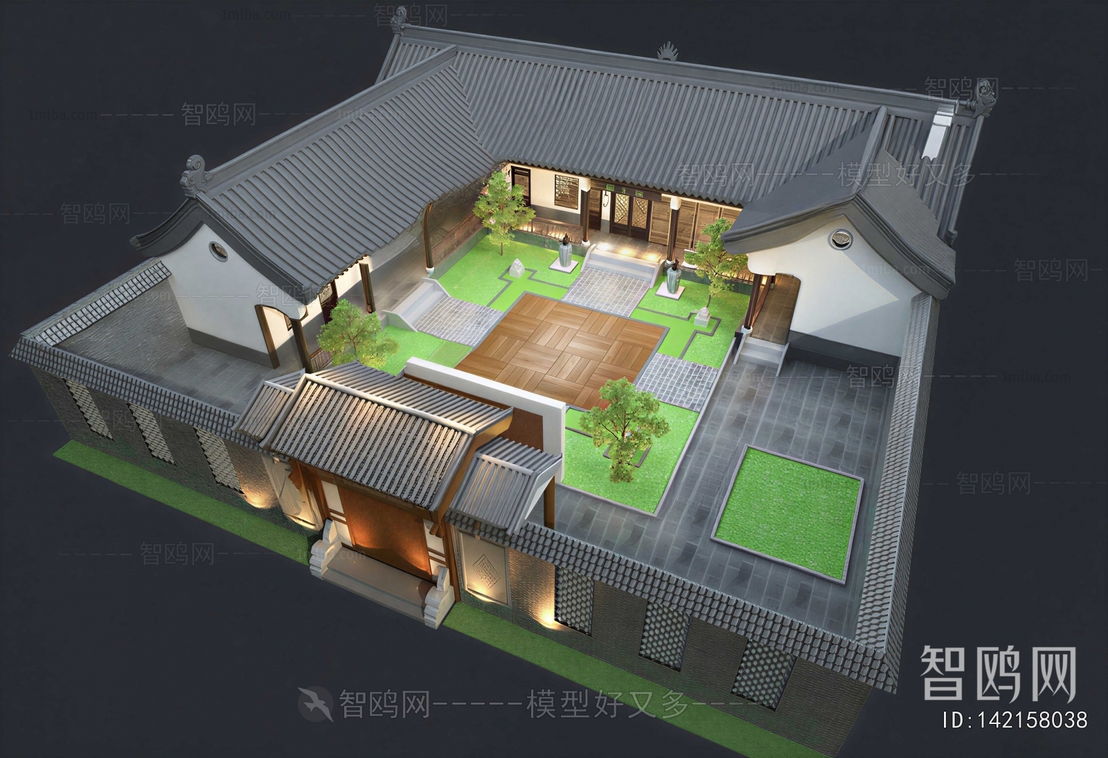 Chinese Style Residential Building