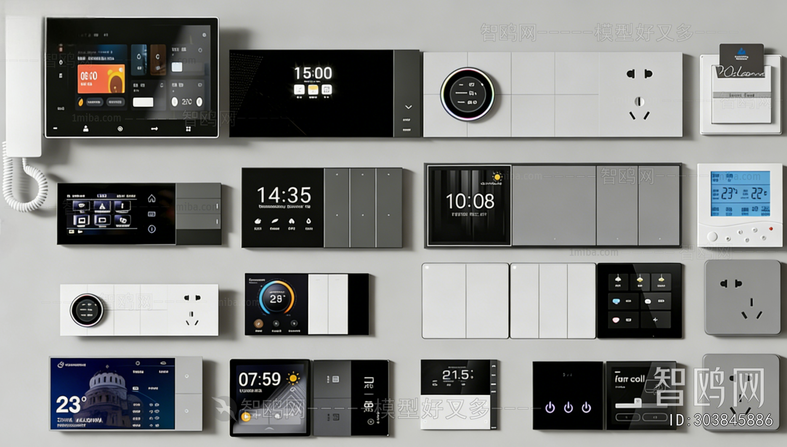 Modern Switch Socket Panel