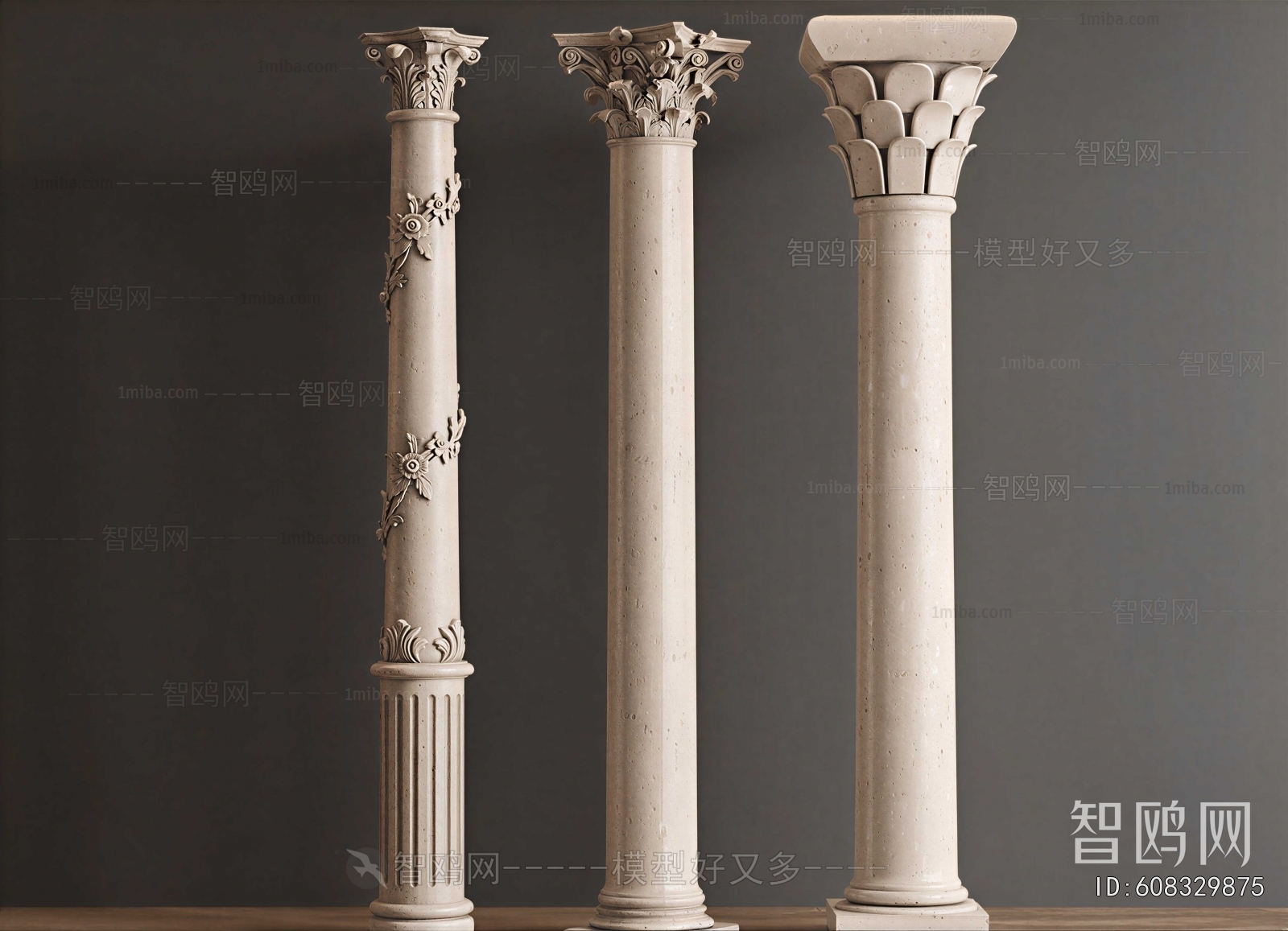 Simple European Style Column