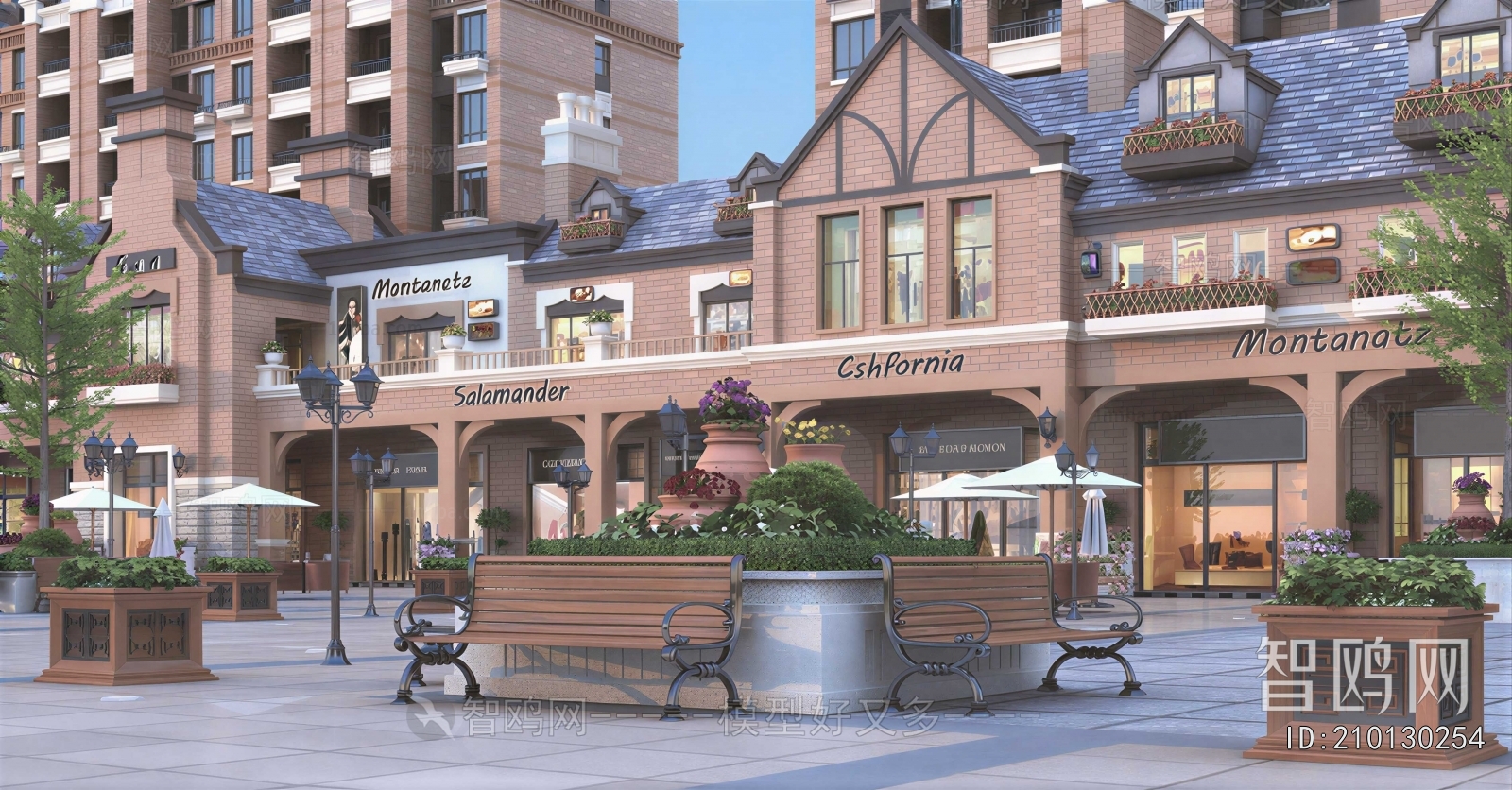 European Style Commercial Street