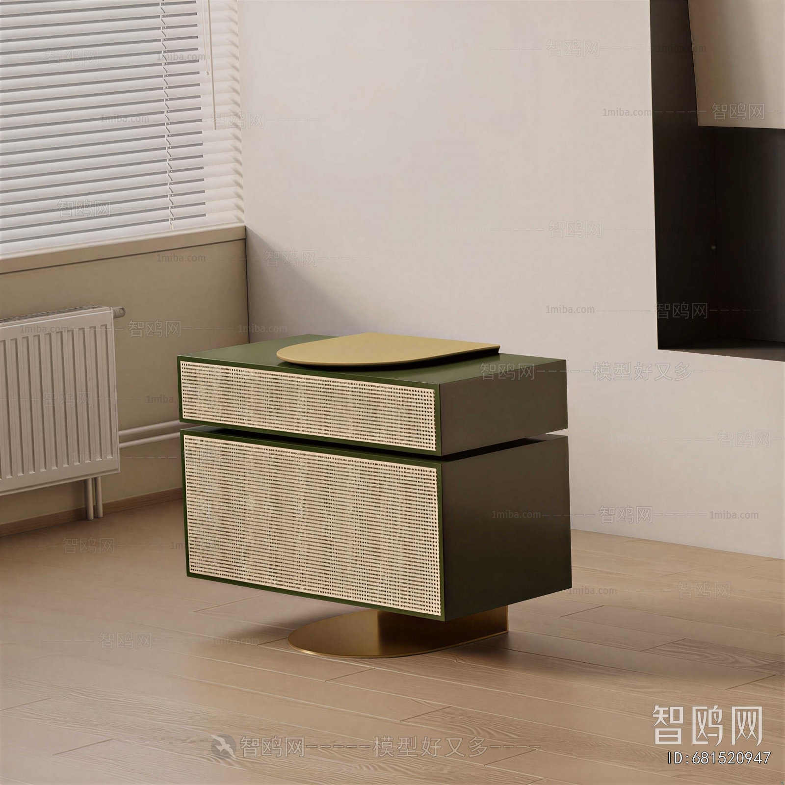 Modern Bedside Cupboard