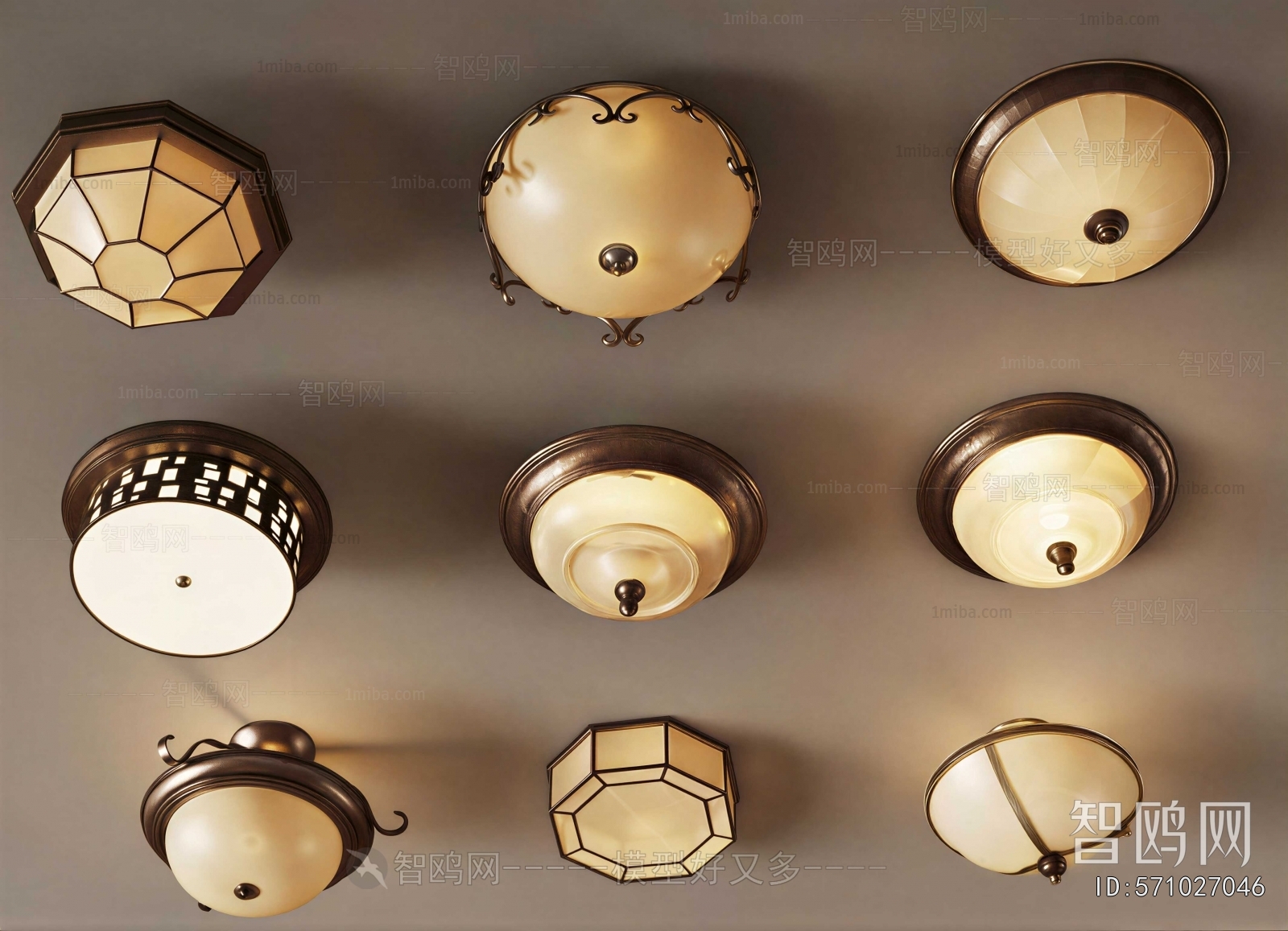 French Style Ceiling Ceiling Lamp