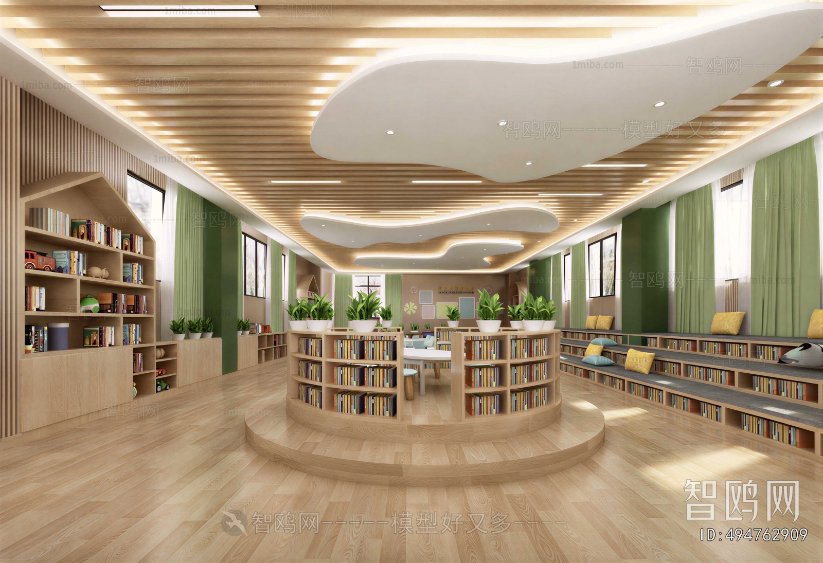 Modern Bookstore Book Bar