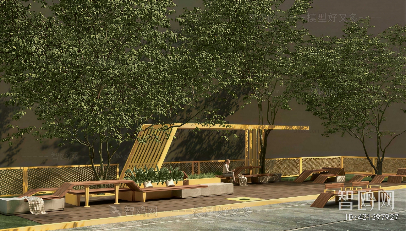 Modern Courtyard/landscape