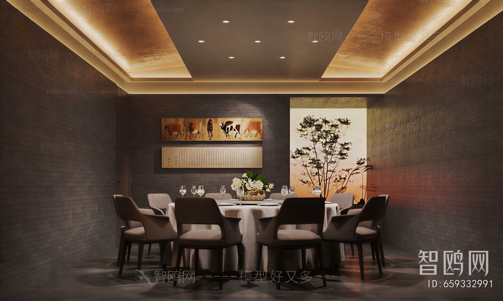 New Chinese Style Restaurant Box