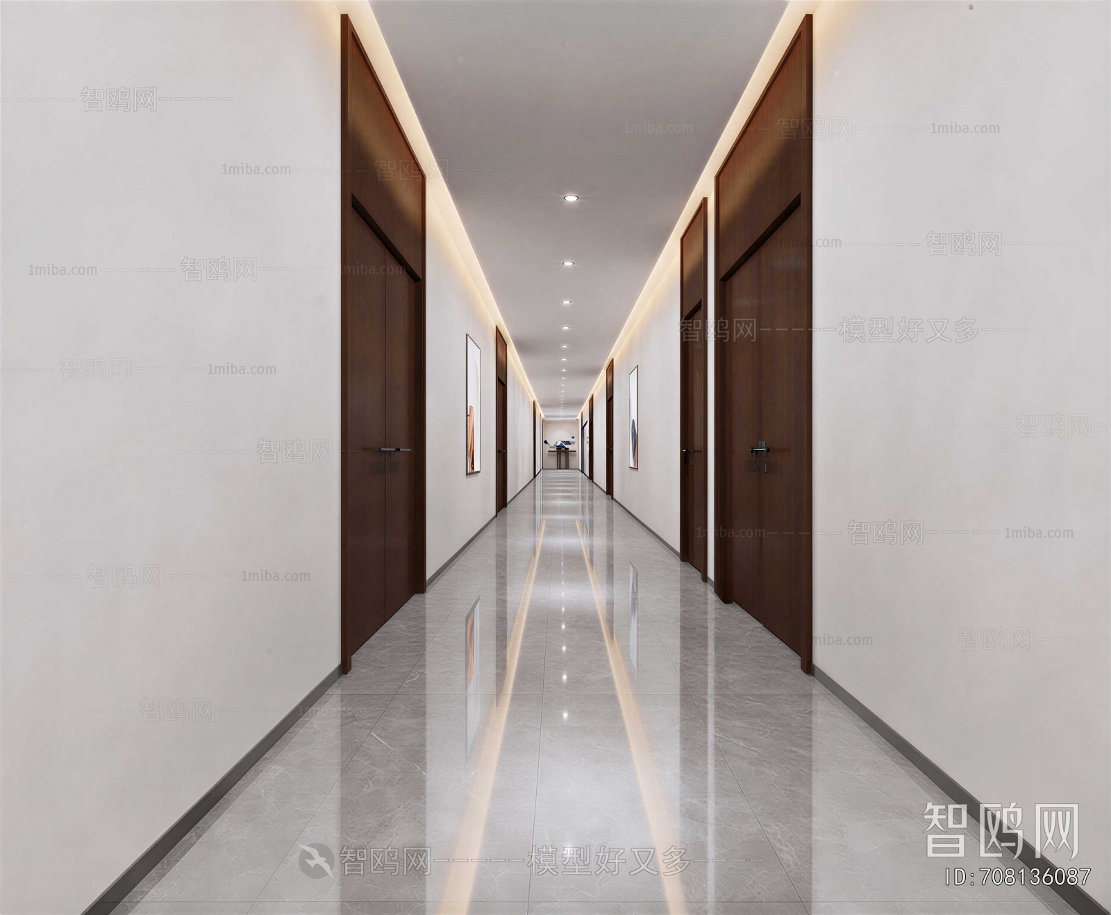 Modern Office Aisle