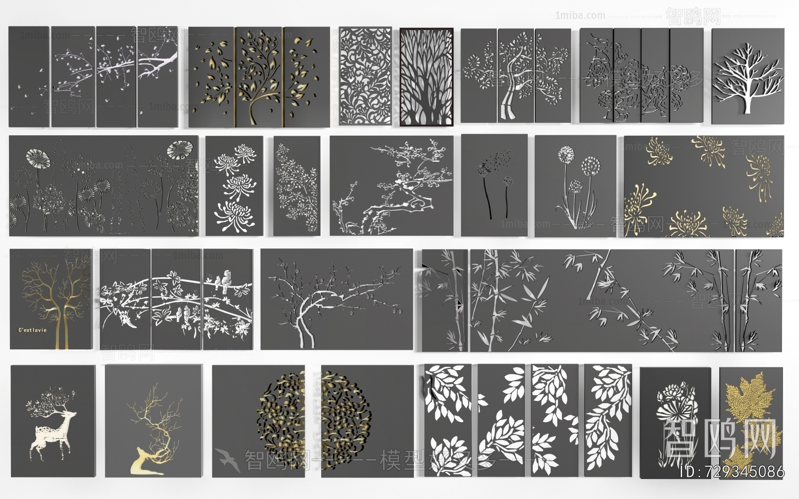 New Chinese Style Landscape Wall