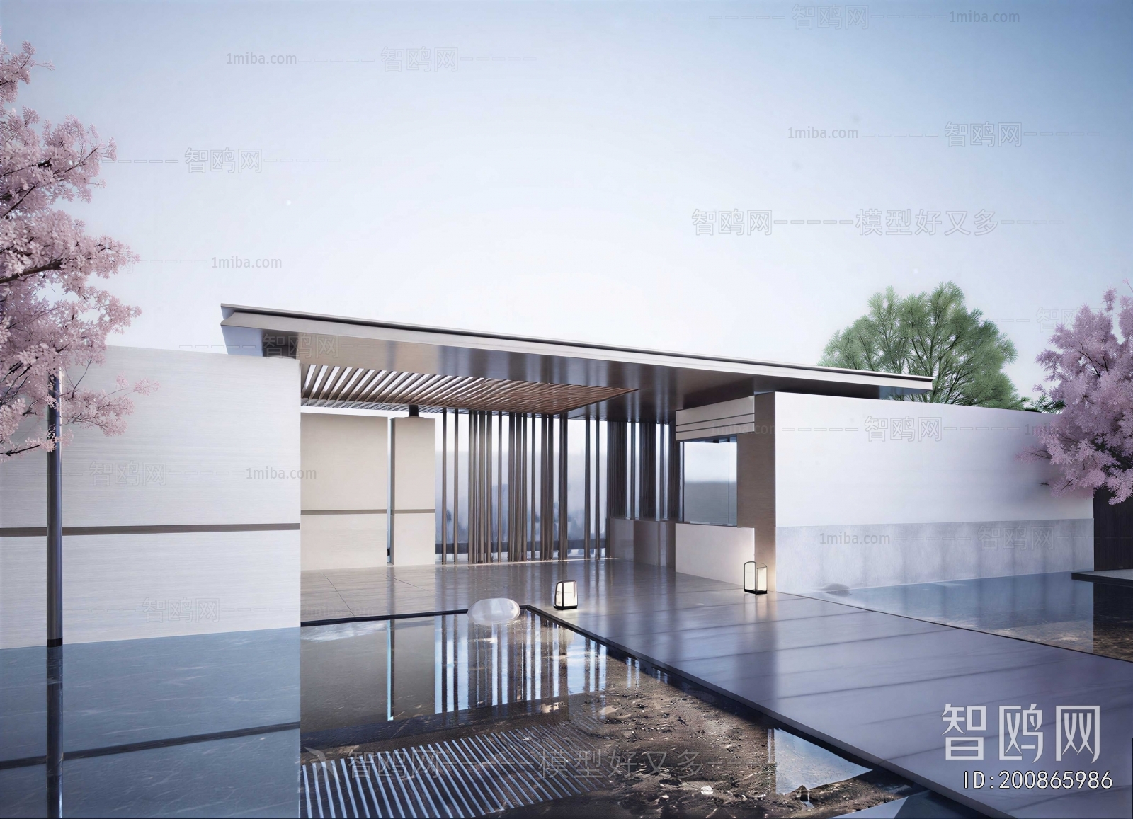 Modern Courtyard/landscape