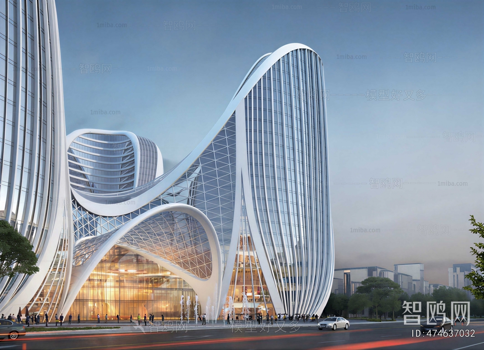 Modern Appearance Of Commercial Building