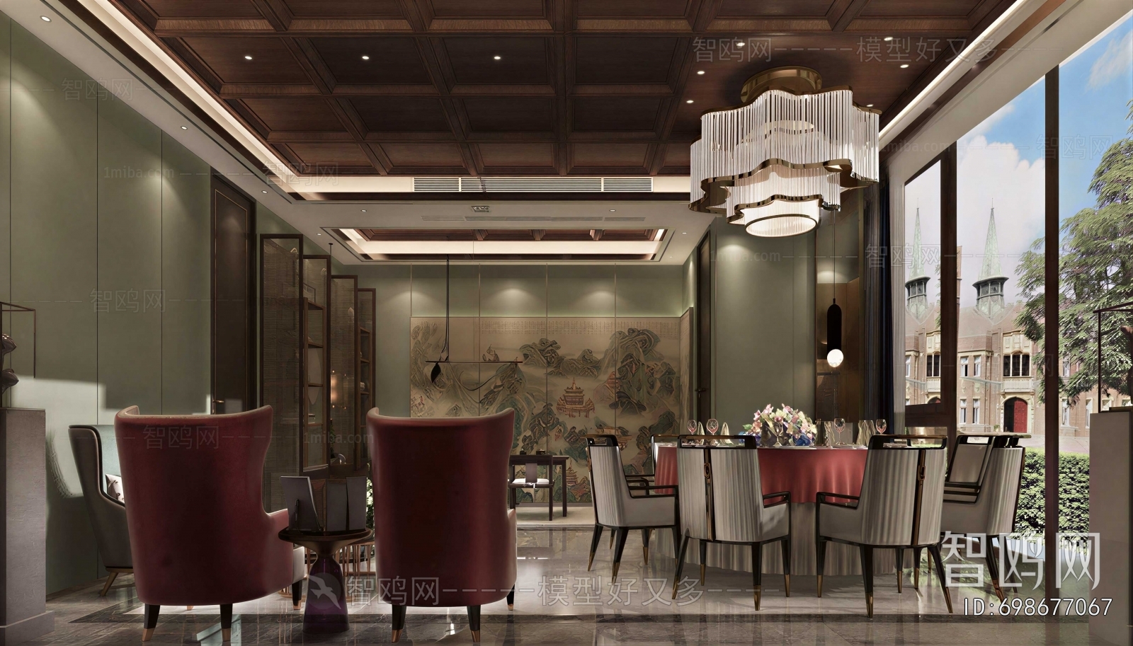 New Chinese Style Restaurant Box