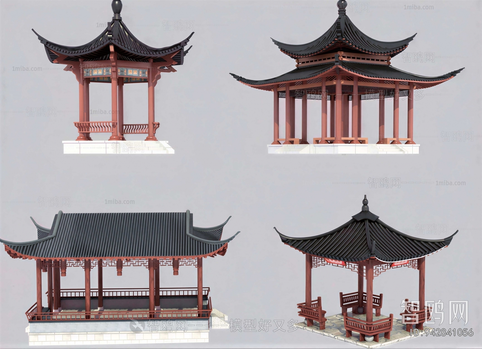 Chinese Style Ancient Architectural Buildings