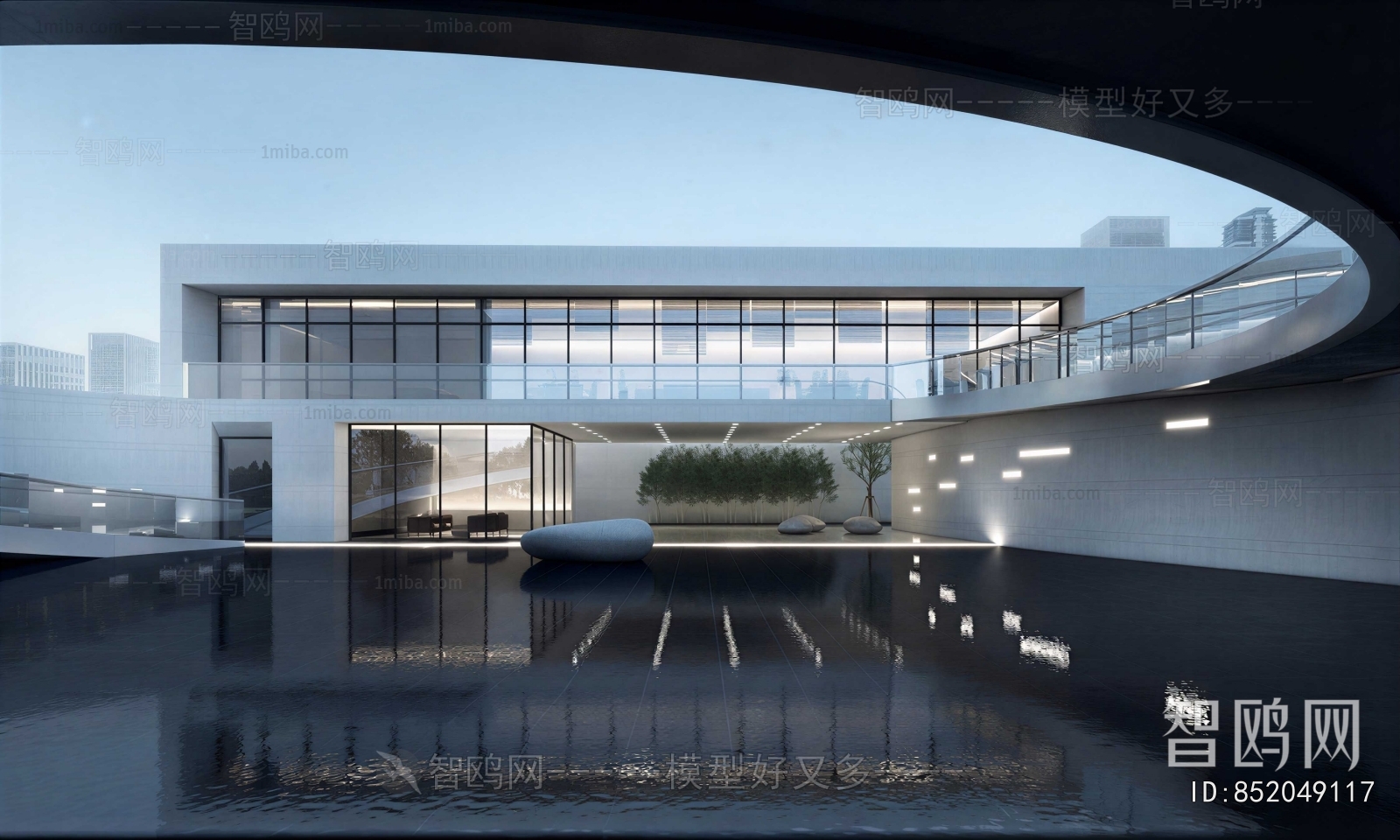 Modern Courtyard/landscape