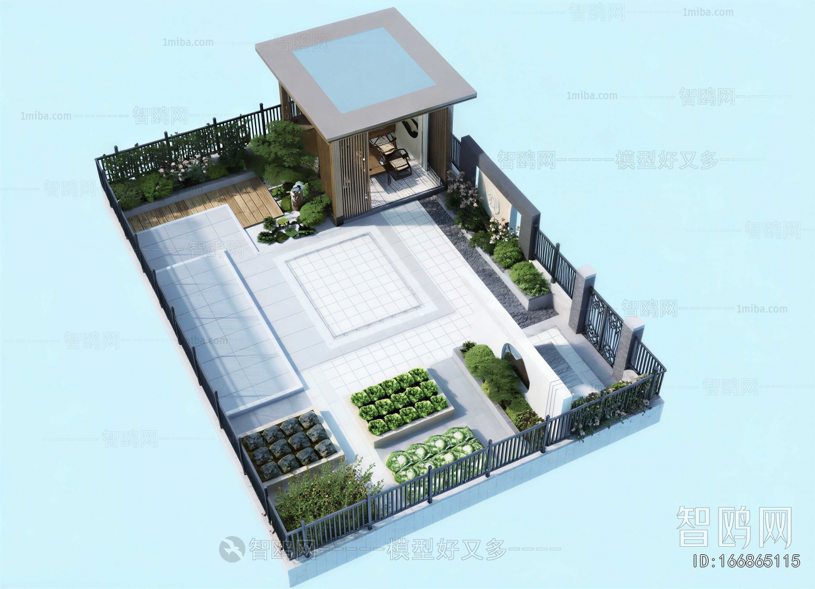 Modern Courtyard/landscape
