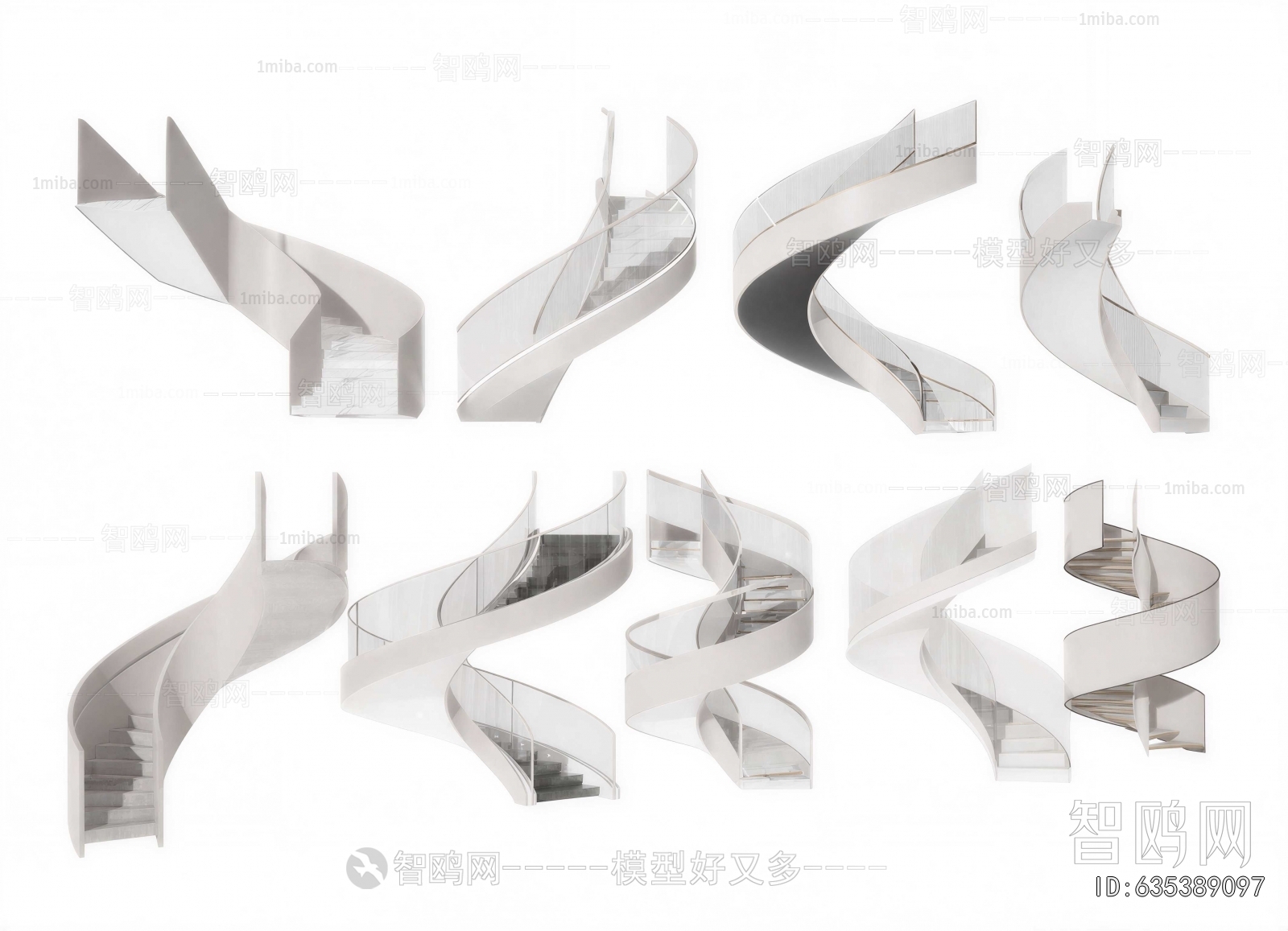 Modern Rotating Staircase