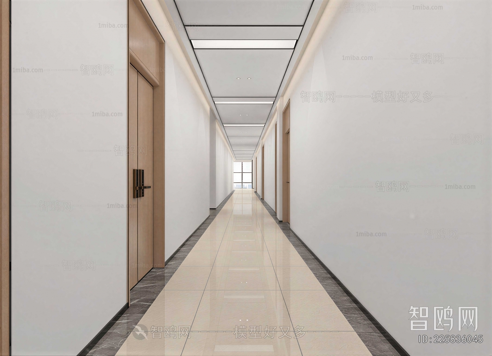 Modern Office Aisle