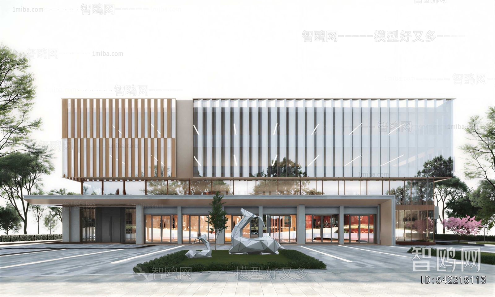 Modern Appearance Of Commercial Building