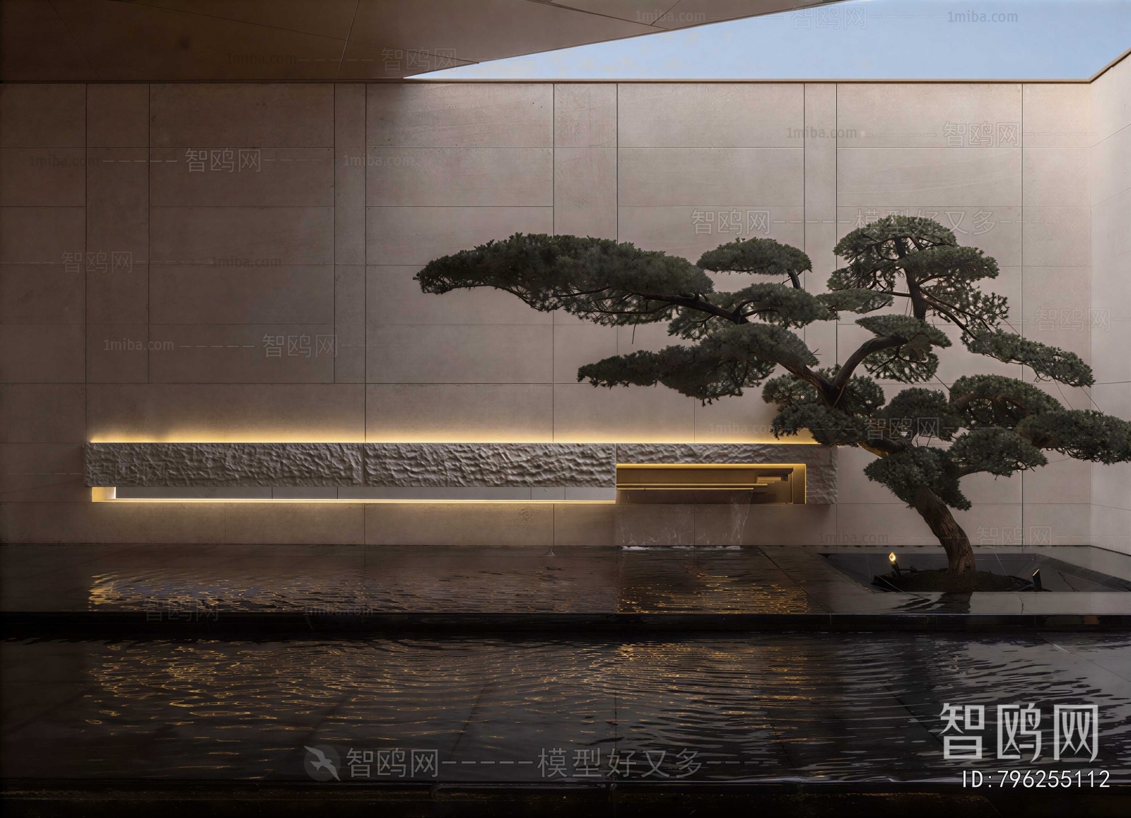 New Chinese Style Courtyard/landscape