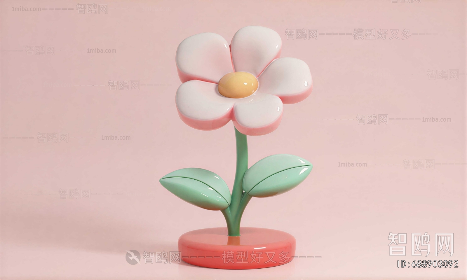 Modern Flowers And Grass