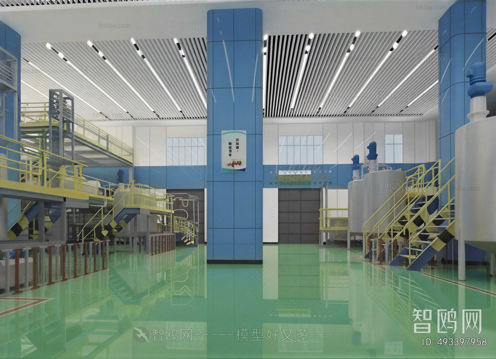Modern Factory Floor/warehouse