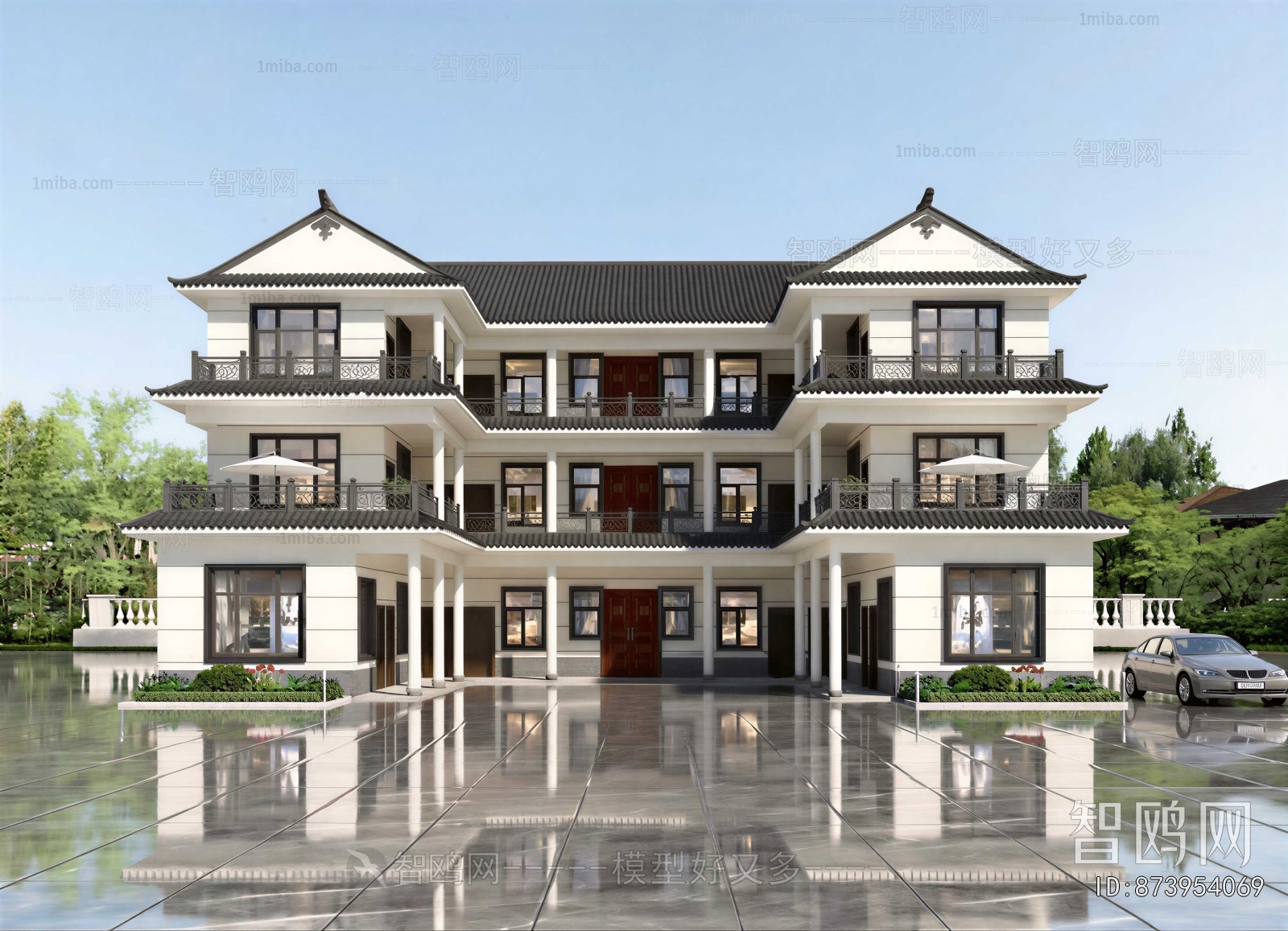 New Chinese Style Detached Villa