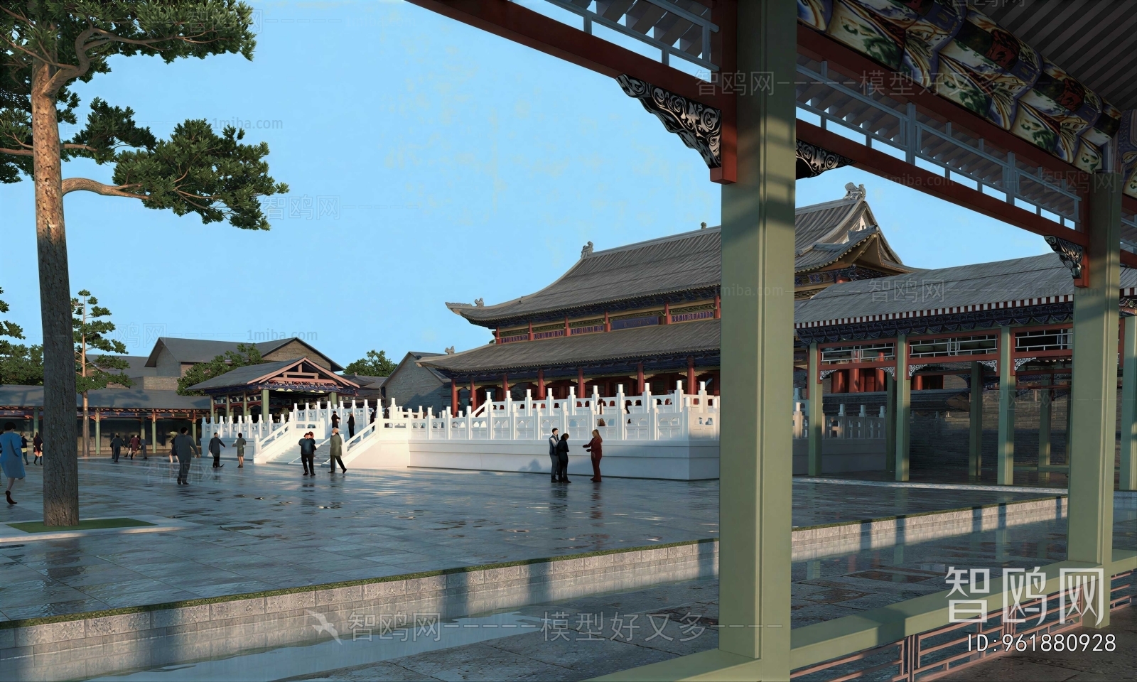 Chinese Style Ancient Architectural Buildings