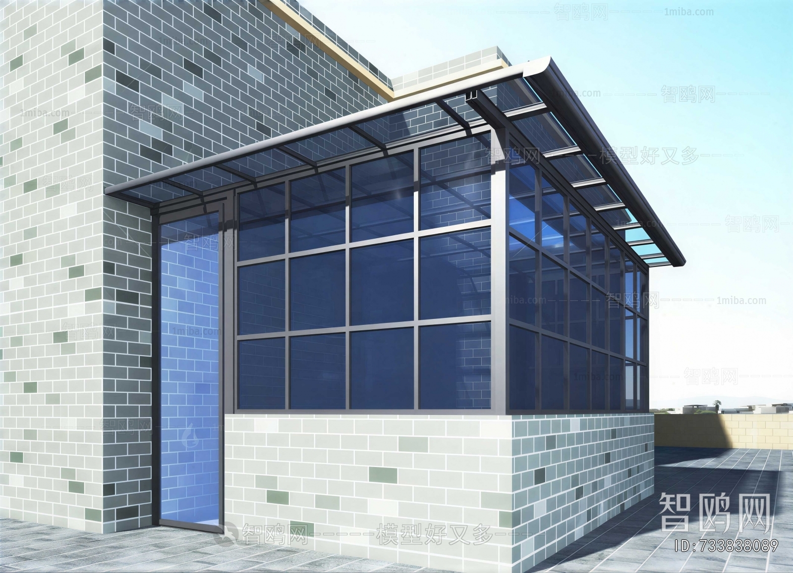 Modern Glass Sunshine Room