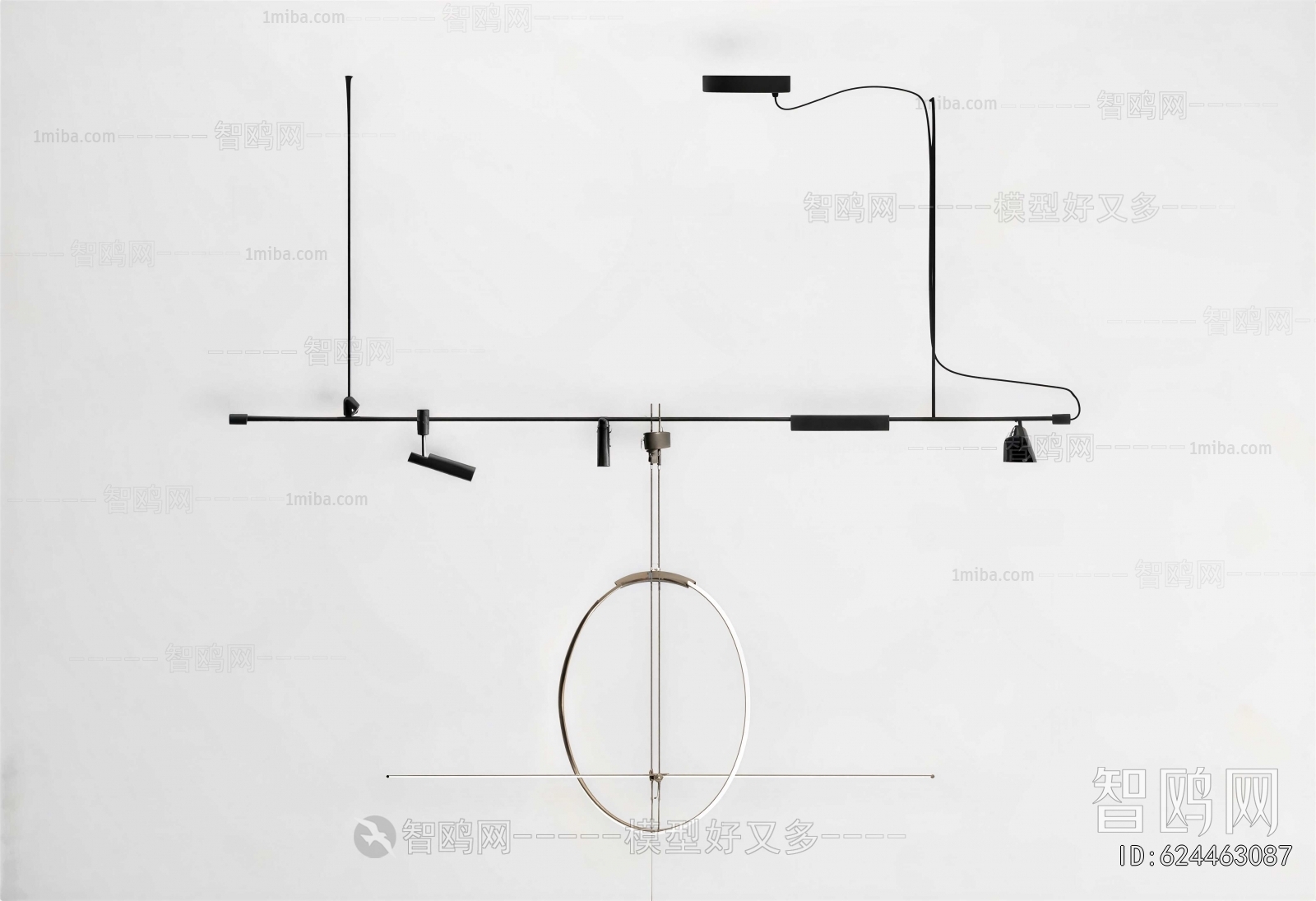 Modern Long Chandelier