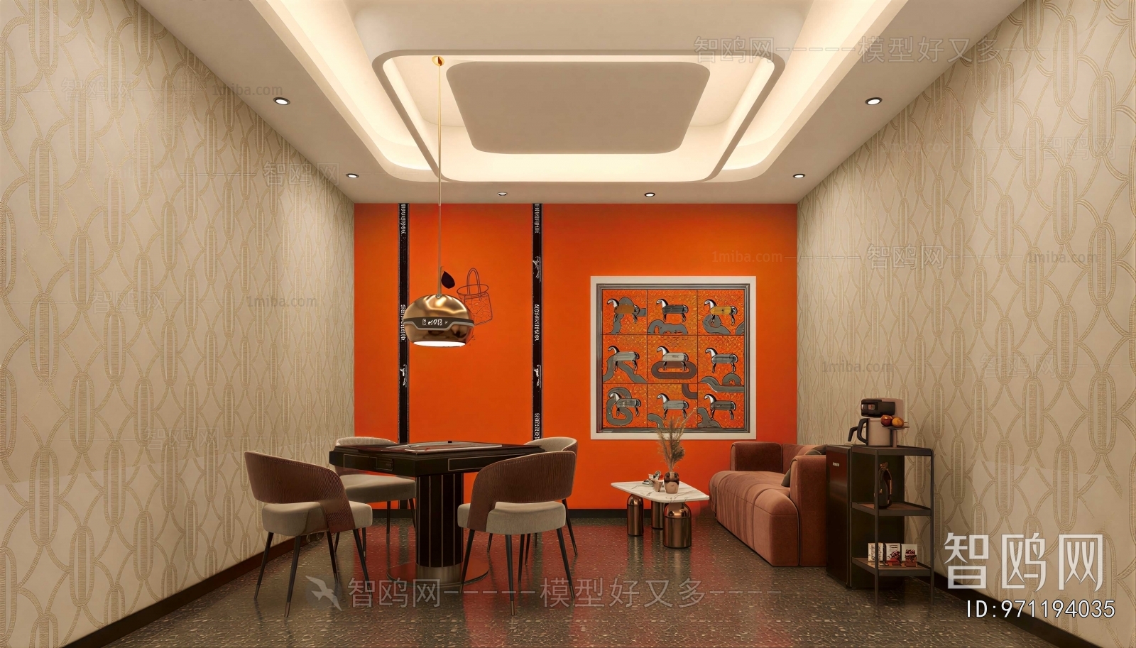 Modern Chess And Card Room