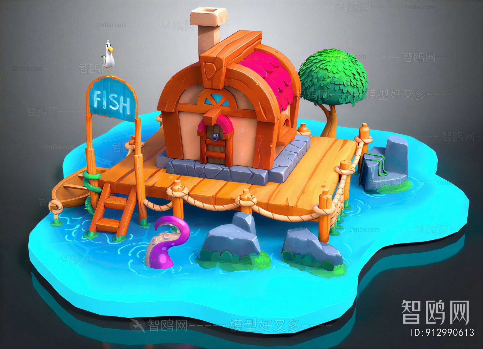 Modern Cartoon House