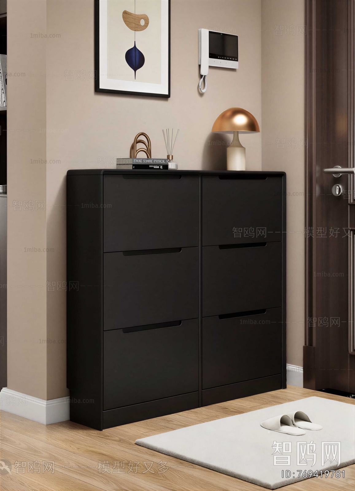 Modern Shoe Cabinet