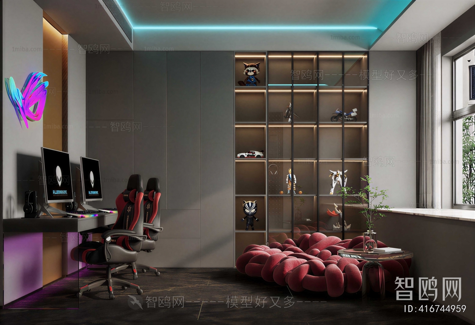 Modern E-sports Room