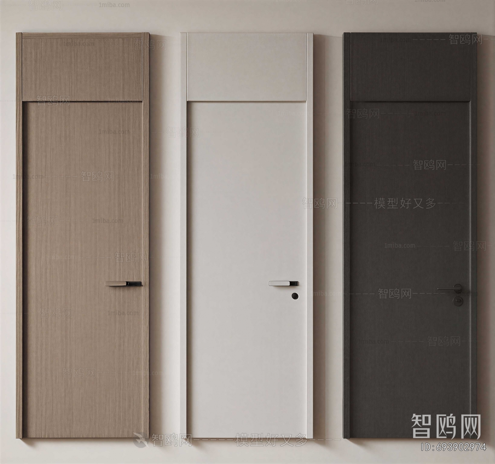 Modern Single Door