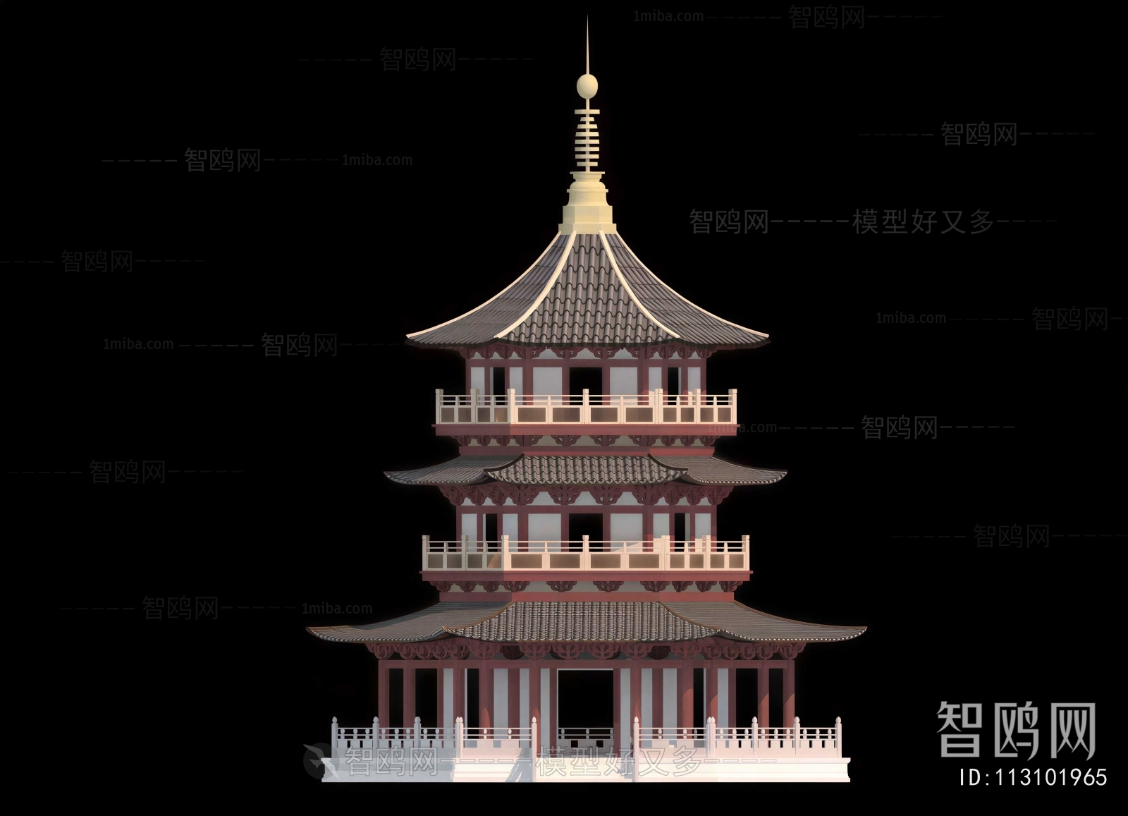 Chinese Style Ancient Architectural Buildings