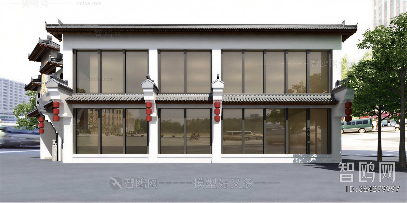 New Chinese Style Facade Element