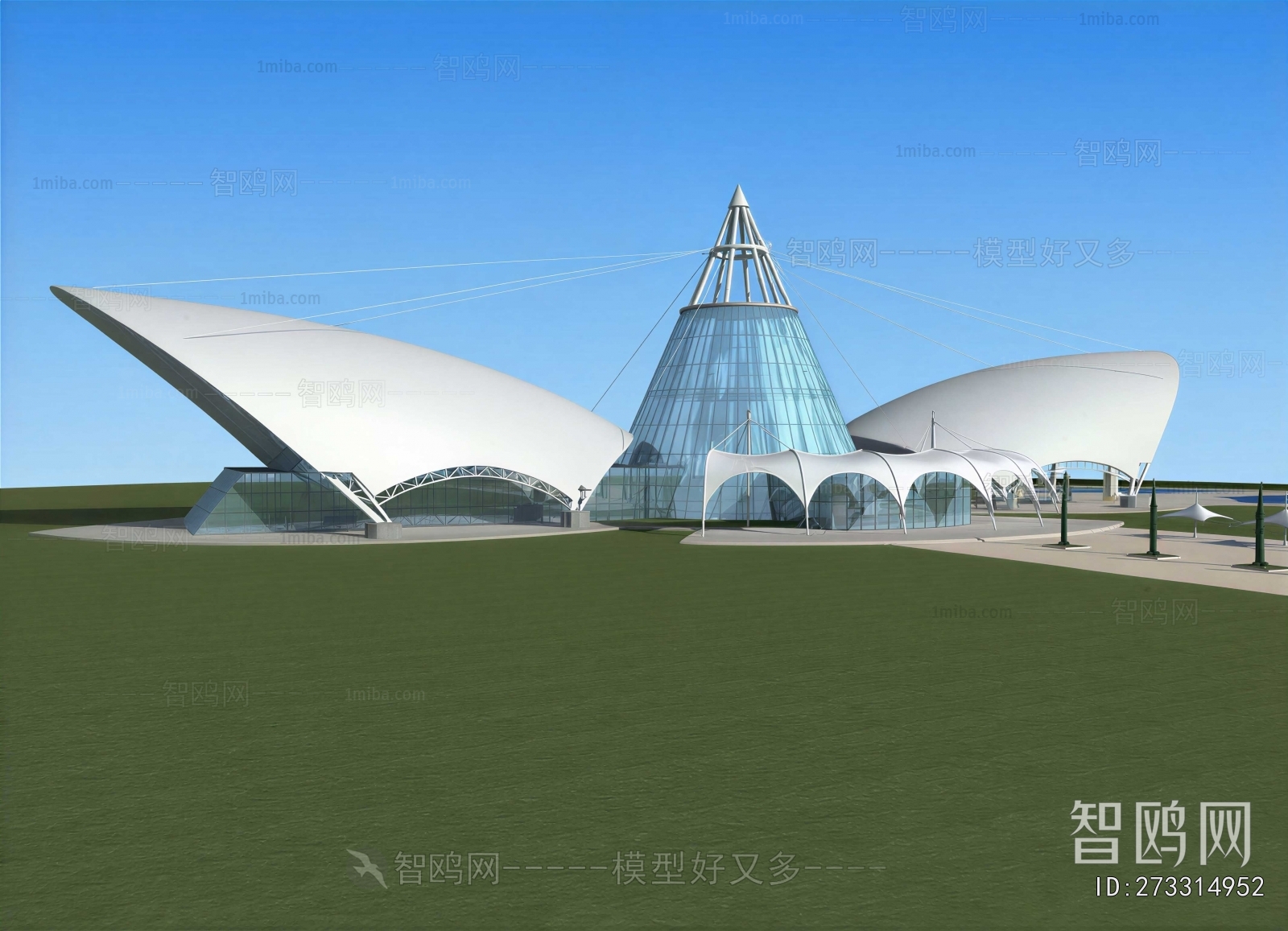 Modern Park Landscape